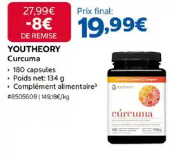 Costco YOUTHEORY Curcuma offre