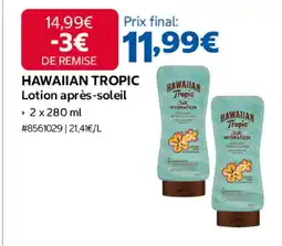 Costco HAWAIIAN TROPIC Lotion après-soleil offre