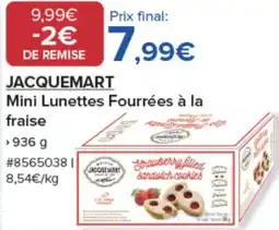 Costco JACQUEMART Mini Lunettes Fourrées à la fraise offre