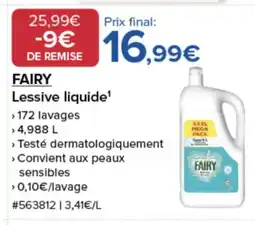 Costco FAIRY Lessive liquide offre