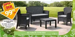 Trafic Salon de jardin offre
