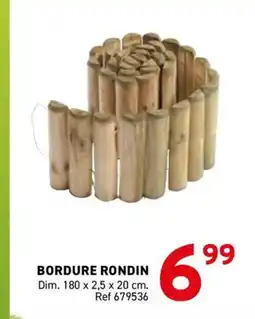 Trafic Bordure rondin offre