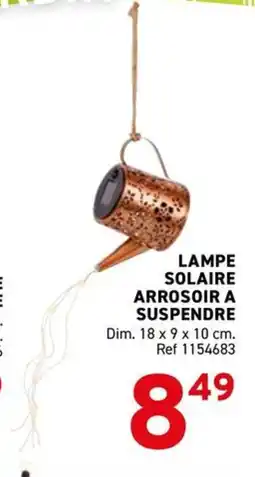 Trafic Lampe solaire arrosoir a suspendre offre