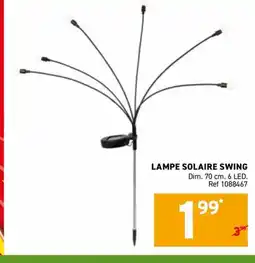 Trafic Lampe solaire swing offre