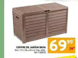 Trafic Coffre de jardin baya offre