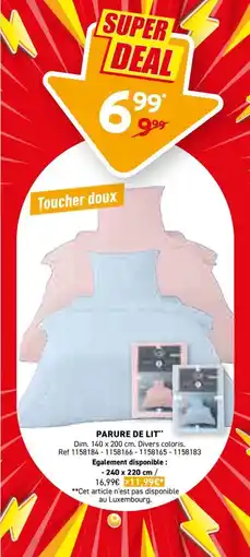 Trafic Parure de lit offre