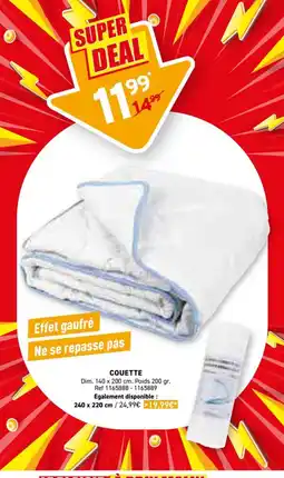 Trafic Couette offre