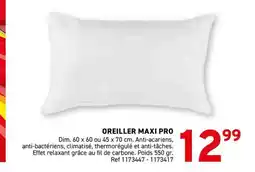 Trafic Oreiller maxi pro offre