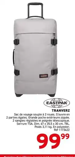 Trafic EASTPAK Tranverz offre