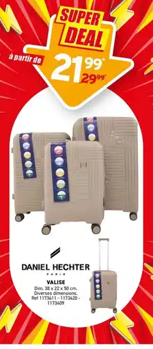 Trafic DANIEL HECHTER Valise offre