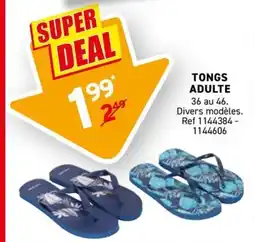 Trafic Tongs adulte offre