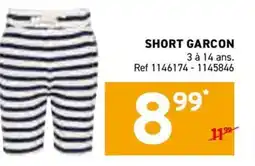 Trafic Short garcon offre