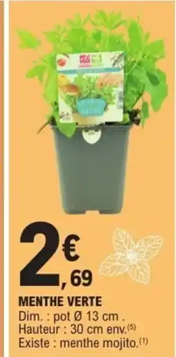 E.Leclerc Menthe verte offre