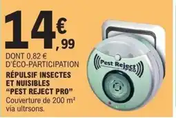 E.Leclerc Répulsif insectes et nuisibles pest reject pro offre
