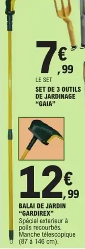 E.Leclerc Balai de jardin gardirex offre