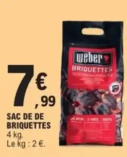 E.Leclerc Sac de de briquettes offre