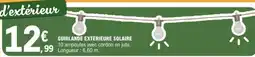 E.Leclerc Guirlande extérieure solaire offre