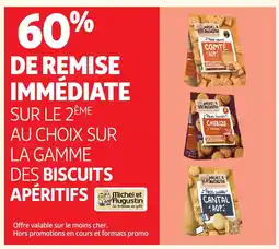 Auchan MICHEL ET AUGUSTIN Sur la gamme des biscuits apéritifs offre