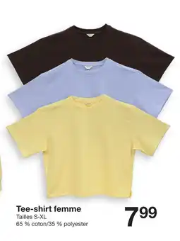 Zeeman Tee-shirt femme offre