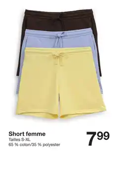 Zeeman Short femme offre
