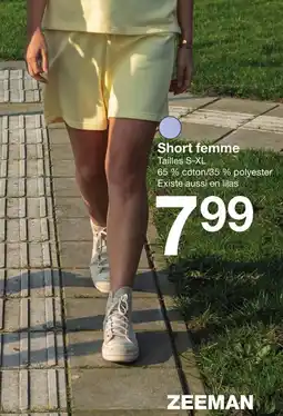 Zeeman Short femme offre