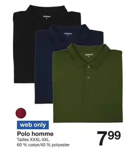 Zeeman Polo homme offre