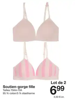 Zeeman Soutien-gorge fille offre