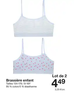Zeeman Brassière enfant offre