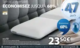 JYSK VIGLEN Oreiller en mousse à mémoire offre