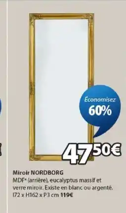 JYSK NORDBORG Miroir offre