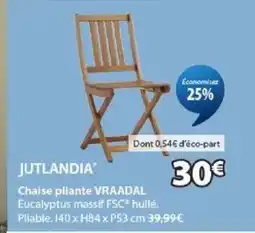 JYSK VRAADAL Chaise pliante offre