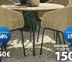 JYSK RANGSTRUP Table de jardin offre
