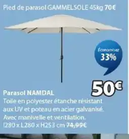 JYSK NAMDAL Parasol offre