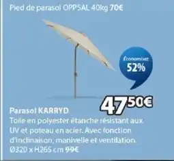 JYSK KARRYD Parasol offre