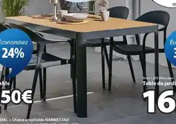 JYSK SIDAL Table de jardin offre