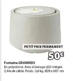 JYSK GRANMEIS Fontaine offre