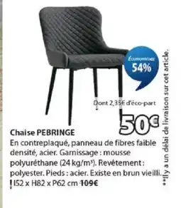 JYSK PEBRINGE Chaise offre