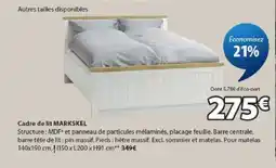 JYSK MARKSKEL Cadre de lit offre