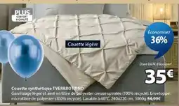 JYSK TVERRBOTTIND Couette synthétique offre