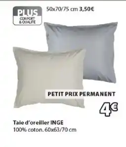 JYSK INGE Taie d'oreiller offre