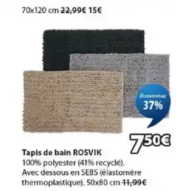 JYSK ROSVIK Tapis de bain offre