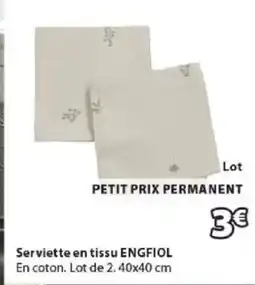 JYSK ENGFIOL Serviette en tissu offre