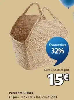 JYSK MICHAEL Panier offre