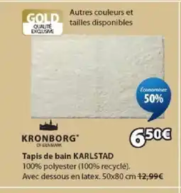 JYSK KARLSTAD Tapis de bain offre