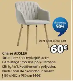 JYSK ADSLEV Chaise offre