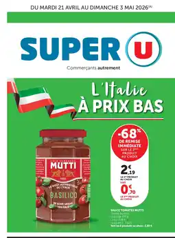 Super U MUTTI Sauce tomates offre