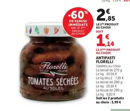 Super U FLORELLI Antipasti offre