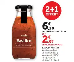 Super U URSINI Sauces offre