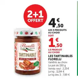 Super U FLORELLI Les tartinables offre