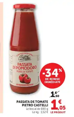 Super U CASTELLI Passata de tomate pietro offre